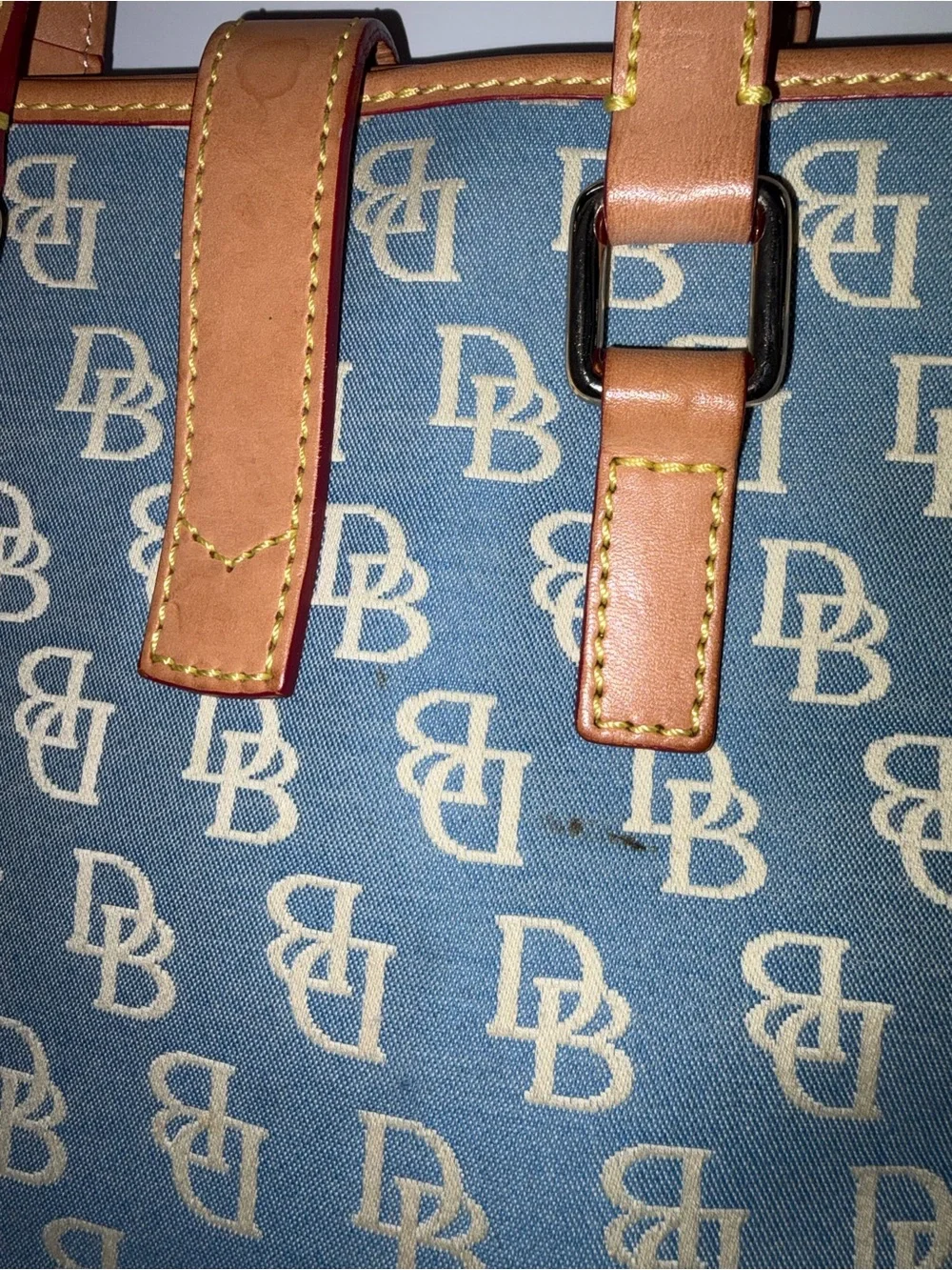 Dooney & Bourke denim bucket bag